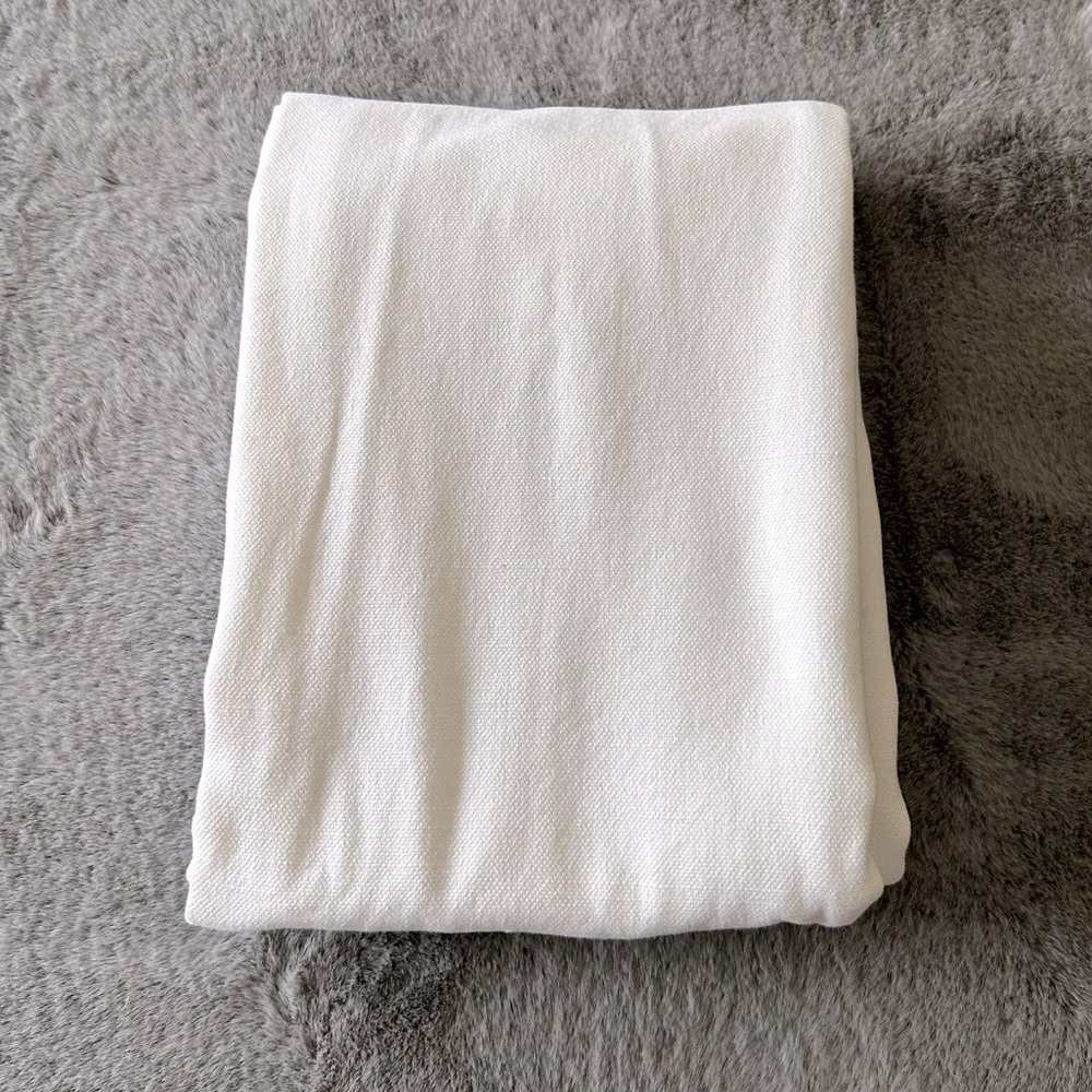 Pottery Barn (1) Broadway Curtain - Single 92” White